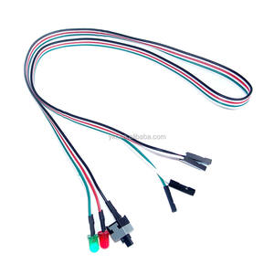 Cabo de alimentação da placa-mãe do computador atx, 2 comutadores ligar/desligar/redefinir com led - Product Image 2