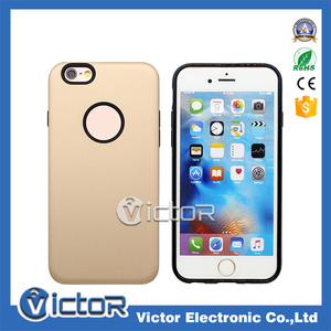 Al por mayor en el mercado de china <span class=keywords><strong>2</strong></span> en 1 TPU PC accesorio de teléfono Para iPhone 6 - Product Image 1