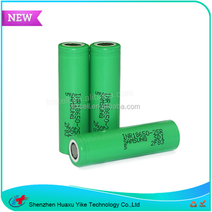 Yeşil Samsung inr 25R şarj edilebilir pil 18650 2500 mah 3.7 v/Samsung 25r 20A Yüksek kapasiteli 18650 piller - Product Image 1