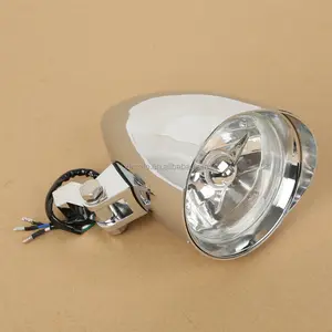 Motorcycle Head Light Headlight Lamp For Bobber Chopper Cruiser Custom