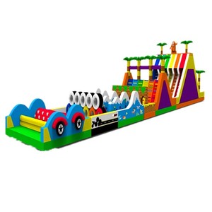 Campo de obstáculos inflable comercial para Parque de Atracciones 5K para niños y adultos, juego deportivo inflable, túnel de obstáculos, obstáculo hinchable - Product Image 6