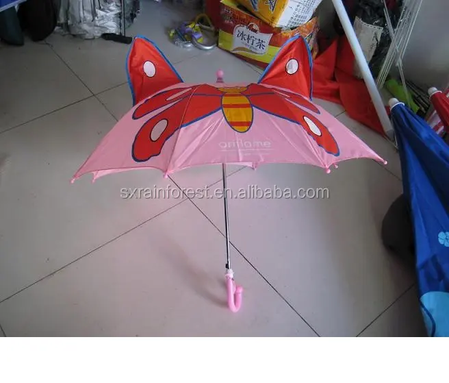 animal shape with ears children umbrella with whistle