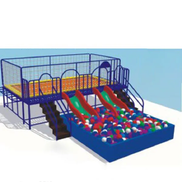 지붕을 가진 유아를 위한 주문 다채로운 작은 실내 뛰어오르는 trampolines