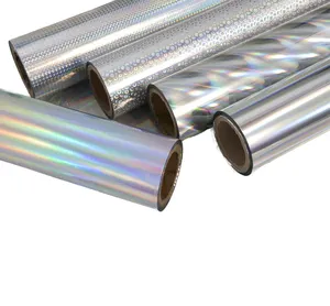 BOPP film silber holographische film metallic film für druck verpackung material