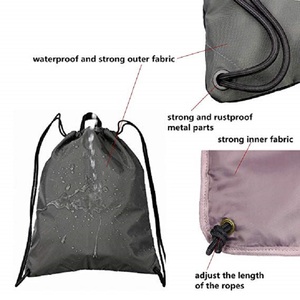 Thể thao ba lô và túi giày có thể điều chỉnh dây kéo túi Ánh sáng trọng lượng túi - Product Image 3