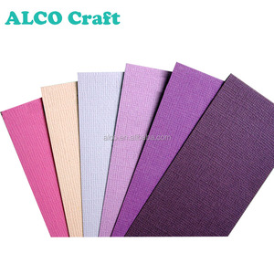 Cartulina texturizada de lino de 12x12, tablero de papel de colores para regalo, álbum de recortes DIY, álbum de recortes - Product Image 6