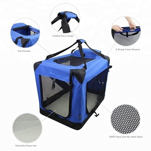 Pet seyahat taşıyıcısı Yumuşak Köpek Sandık Taşınabilir ve Genişletilebilir evcil hayvan kulubesi - Product Image 5