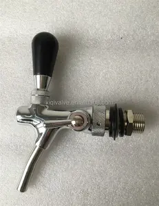 brass chrome plated new kegging flow control beer tap