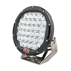 Lampu Kerja LED Offroad Bulat 9 Inci 96W 185W Daya Tinggi Pabrik untuk Forklift Traktor Truk Otomatis Off Road Spot Lampu Berkendara