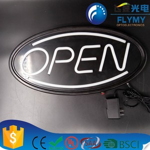 Negocio de <span class=keywords><strong>LED</strong></span> muestra abierta tablero de <span class=keywords><strong>anuncio</strong></span> pantalla eléctrica sign Light Up Sign intermitente y constante luz - Product Image 3