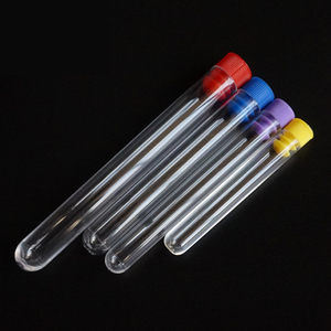Özel kalite temizle renkli kapaklı yuvarlak alt plastik <span class=keywords><strong>test</strong></span> tüpü - Product Image 2