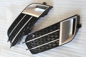 RS1 estilo frente lámpara de niebla máscara parrilla cubierta para <span class=keywords><strong>Audi</strong></span> <span class=keywords><strong>A1</strong></span> 2013-2015 - Product Image 2