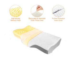 2024 a grado ortopédico contorno Cervical memoria espuma masaje cama almohada para dormir, soporte para el cuello, dolor de cuello - Product Image 4