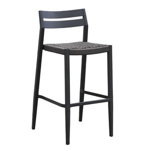 Modern Design Aluminum Frame Alum Slat Back Indoor <strong>Outdoor</strong> <strong>Bar</strong> <strong>Stool</strong> for Garden Grade - Product Image 2