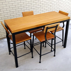 2017 vintage industrial de muebles de hierro se restaurante patrimonio muebles al aire libre - Product Image 2