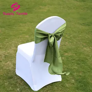 Wedding Decoration Chair Covers Satin Chair Sashes For Sale