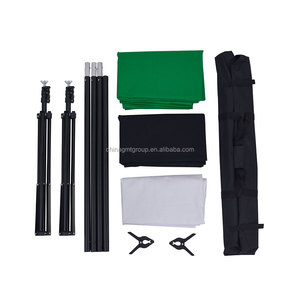 Sfondo sfondo Kit supporto schermo Kit fotografico Studio fotografico nero bianco verde scattare belle <span class=keywords><strong>foto</strong></span> 86*18*13 Cm * Logo personalizzato - Product Image 3