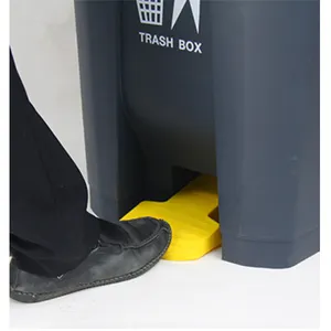 new design dark dirtless 100l plastic bucket/wheelie bin with foot pedal
