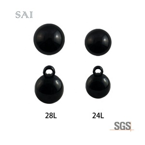 Bán buôn Chất Lượng Cao Ngọc Trai Nút Tròn Màu Đen và Màu Trắng Ngọc Trai <span class=keywords><strong>Shank</strong></span> Nút - Product Image 4