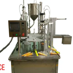 KIS-900 coupelle Rotative remplissage poudre fromage potable liquide tasse machine de remplissage pour l'eau minérale