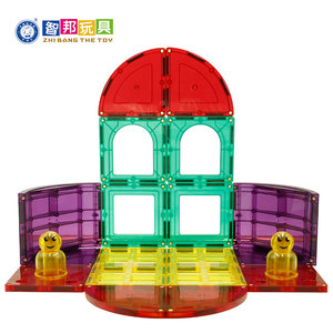 Blocchi di costruzione educativi per bambini bambini in età prescolare piastrelle magnetiche giocattoli da costruzione ispirati agli animali per età da 5 a 7 anni - Product Image 3
