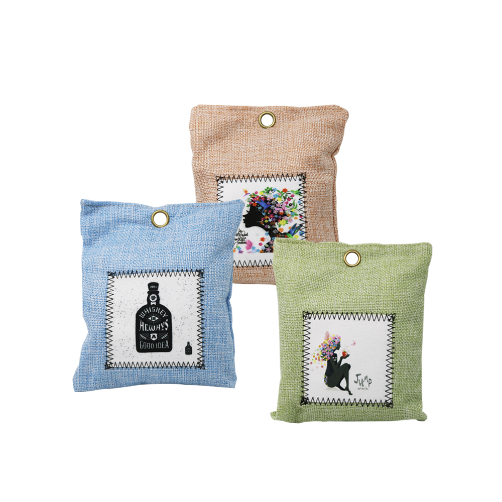 Мешочек для очистки воздуха, бамбуковый освежитель воздуха с активированным углем, мешочек для устранения запахов в автомобиле