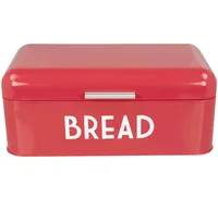 Herstellung Red Bread Box Home Küche Retro Brot behälter Küche Lagerung Zinn Kanister Brot Box