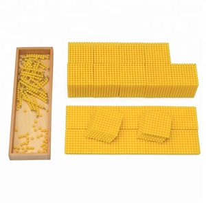 Materiales Matemáticos Montessori, Barras de Cuentas para Tablero de Diez con Caja, para Matemáticas Tempranas, Juguete Educativo Preescolar para Niños - Product Image 2