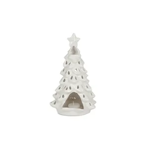 Ceramic Candle Holder Christmas Tree Tea light Holders