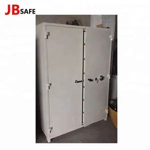 Fechadura com chave heavy duty grande seguro duplo porta do cofre combinação segura para home office