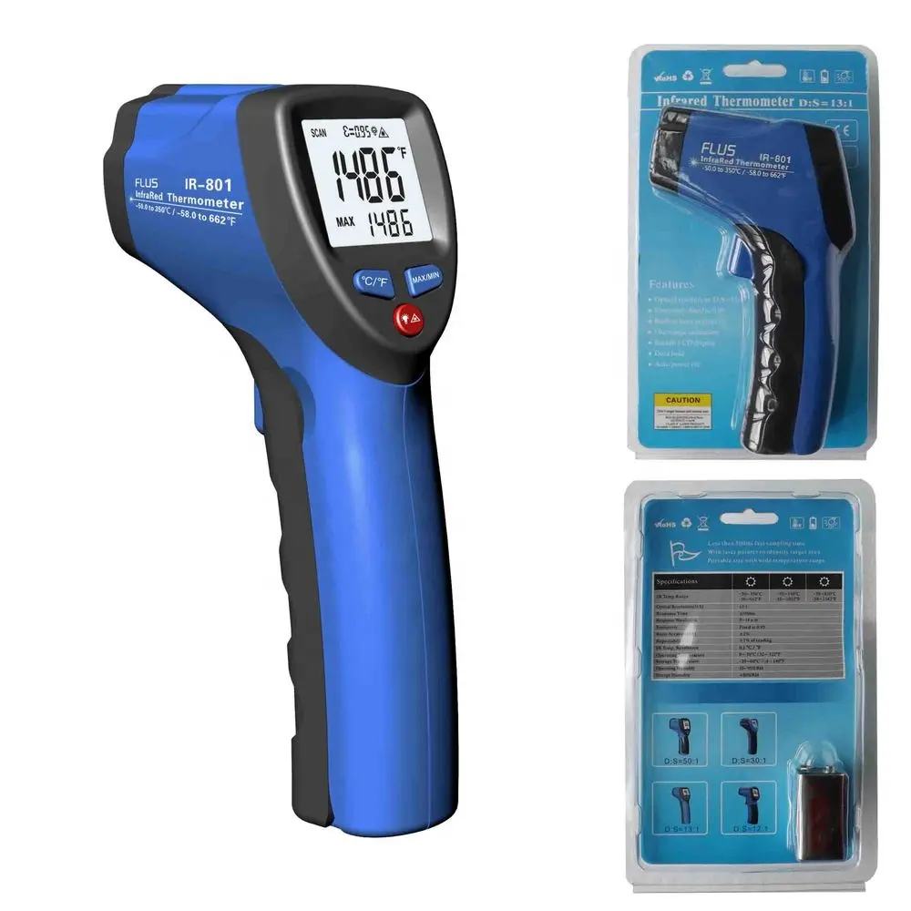 Infrarood Hand Grip Type Hand-Held Infrarood Thermometer Industriële Temperatuur Meetinstrument-50 ~ 550 Graden
