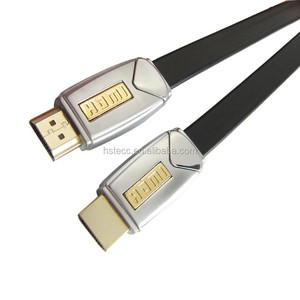 HDMI cable plano con cabeza de metal para PC HDTV PS4 Xbox Apple <span class=keywords><strong>TV</strong></span> - Product Image 1