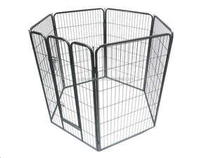 Toptan sıcak satış dayanıklı demir tel yüksek kalite katlanır toz boyalı ağır köpek hayvan kafesi - Product Image 3