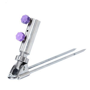 Yinyyou — <span class=keywords><strong>Support</strong></span> réglable de <span class=keywords><strong>canne</strong></span> à pêche en acier inoxydable, socle avec insertion de au sol - Product Image 3