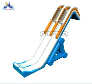 0.9mm PVC Satılık Lilytoys water slide için tekne, komik şişme yat slaytları sıcak satış için