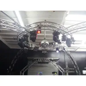 Gran celosía soporte para colgar las luces para pantalla LED circular techo Truss para evento de actividad