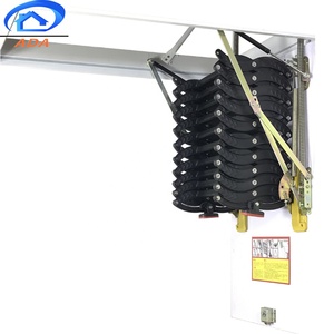 โลหะพับบันไดแบบพกพาที่มีน้ำหนักเบา <span class=keywords><strong>Modular</strong></span> เหล็กบันได - Product Image 1