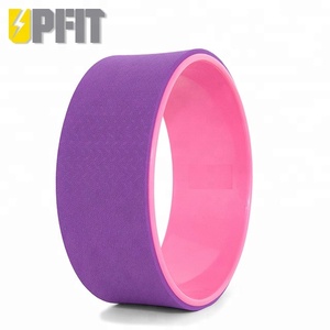 UPFIT Meilleure Qualité Meilleure Vente Durable ABS/EVA 33cm Grande Roue de Yoga Creuse Antidérapante Écologique pour <span class=keywords><strong>Femme</strong></span> avec Logo Couleur Personnalisé - Product Image 4