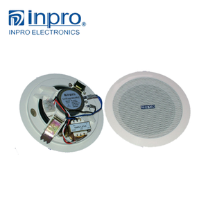 Système de musique de fond Haut-parleur de plafond Métal blanc Passif 6 pouces Haut-parleur Unités Driver In-wall Mesh Wire Cover PA - Product Image 3