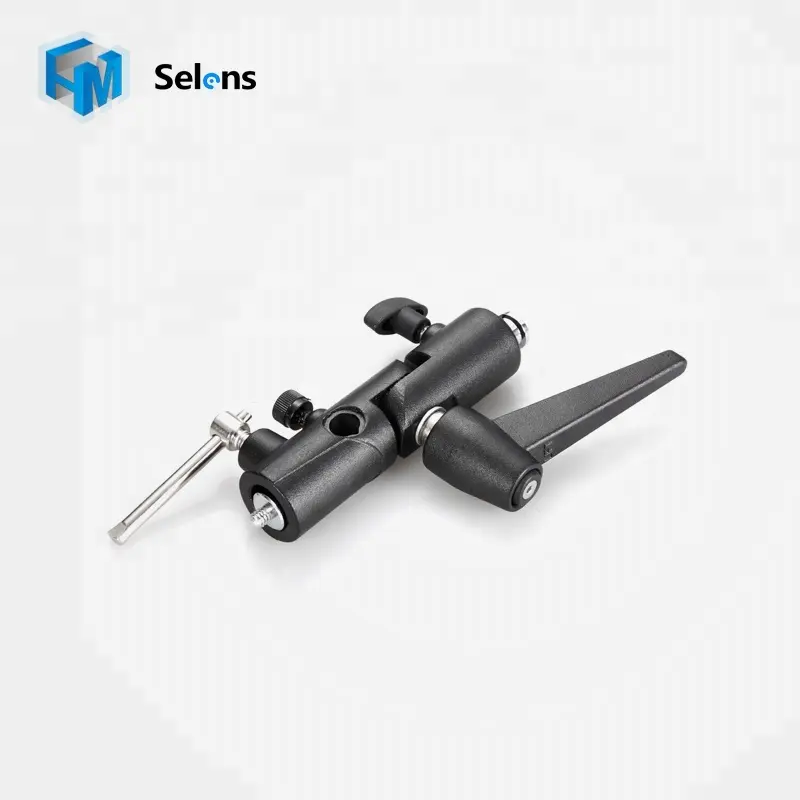 Selens Flash Shoe Umbrella Holder Mount Bracket Adapter For Light Stand Tripod 1/4"