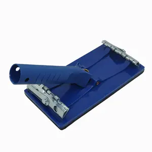 Profesional Pegangan Plastik Drywall Hand Sander, Amplas Blok dengan EVA Base Plate