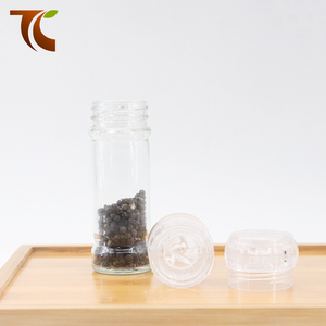 Bouteille en verre clair avec clair jetable top <span class=keywords><strong>moulin</strong></span> - Product Image 1