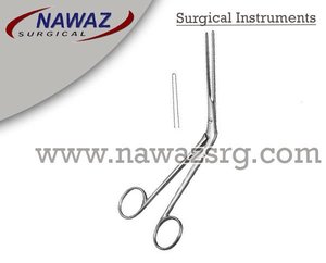 Lubet-barbon nasal Tampon Forceps 18.5cm สแตนเลสเครื่องมือผ่าตัดเสริมจมูก - Product Image 2