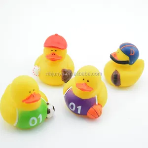 促销环保定制迷你婴儿浴鸭玩具7天-浴鸭塑料2/4英寸14岁及以上15天EN71