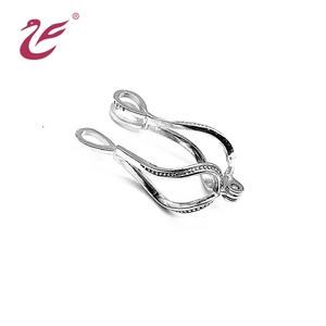 Sevgililer günü moda tasarım inci kafesleri 925 ayar gümüş inci kafes kolye takı kolye diy yapımı - Product Image 2