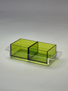 Placa de llave de dos rejillas acrílicas de Color azul de gran oferta - Product Image 4