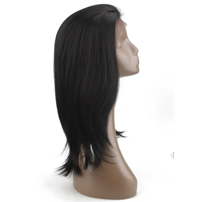 X-TRESS Half Hand Machine Gemaakt Pruiken Hittebestendige 20 Inch Rechte Lange Synthetische Lace Front Pruik