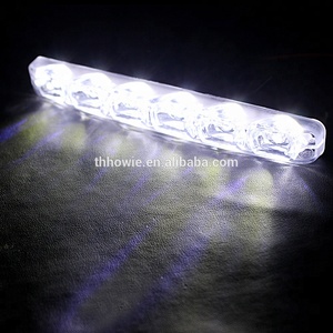 Feu antibrouillard <span class=keywords><strong>led</strong></span> universel, puces 5050, 6 SMD DRL, <span class=keywords><strong>12</strong></span> v, accessoires pour <span class=keywords><strong>automobile</strong></span>, lampe de jour - Product Image 6