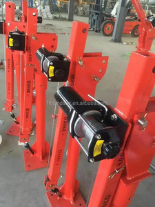 Mini grue avec palan électrique Capacité de levage de 1000 kg Bras de grue avec treuil électrique 12V/24V 6000LBS - Product Image 3