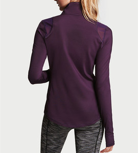 Maille Demi-zip veste tailleur pour <span class=keywords><strong>yoga</strong></span> dames <span class=keywords><strong>yoga</strong></span> ajusté veste - Product Image 3